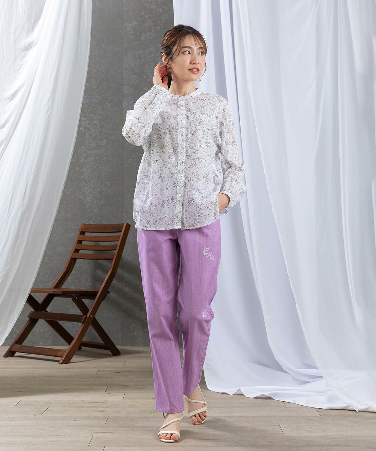 モデル着用画像（ホワイト）