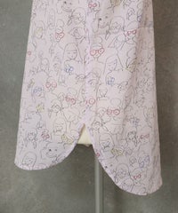 サイドスリット部分（ピンク）