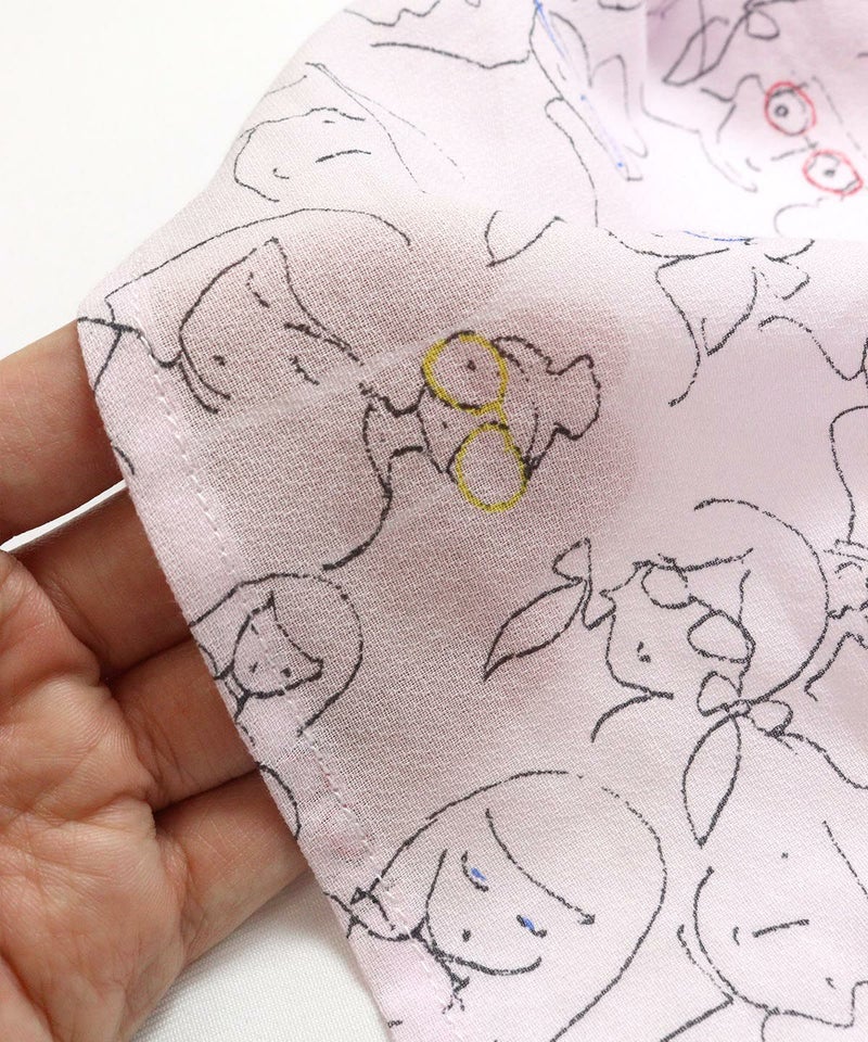 透け感（ピンク）