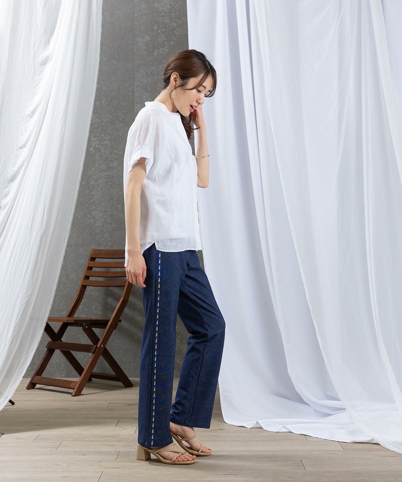 モデル着用画像（ネイビー）