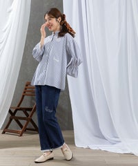 モデル着用画像（ネイビー）