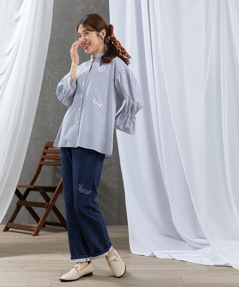 モデル着用画像（ネイビー）