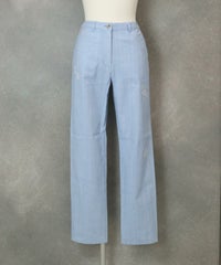 刺繍デニムパンツ （ライトブルー）