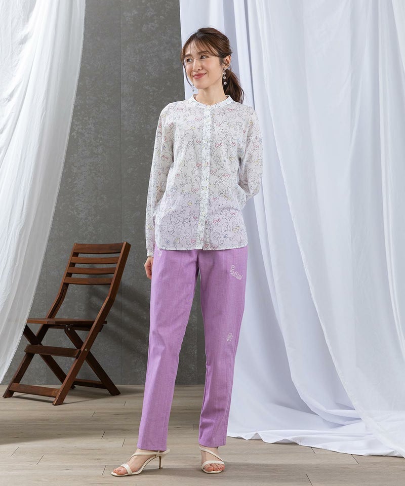 モデル着用画像（ライトパープル）