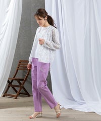 モデル着用画像（ライトパープル）