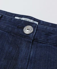 ウエストボタン部分（ネイビー）