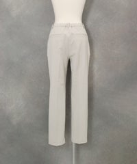 センタープレスUV撥水パンツ(ベージュ)後ろ
