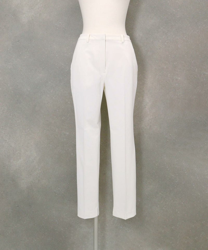 センタープレスUV撥水パンツ(ホワイト)