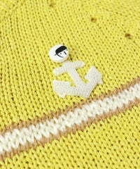 ビーズワッペン（イエロー）