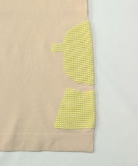 ウエスト装飾 ピコシルエット（ベージュ）