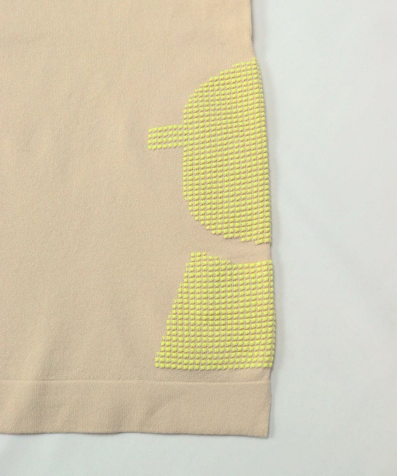 ウエスト装飾 ピコシルエット（ベージュ）