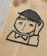 右袖のイラスト（ライトオレンジ）