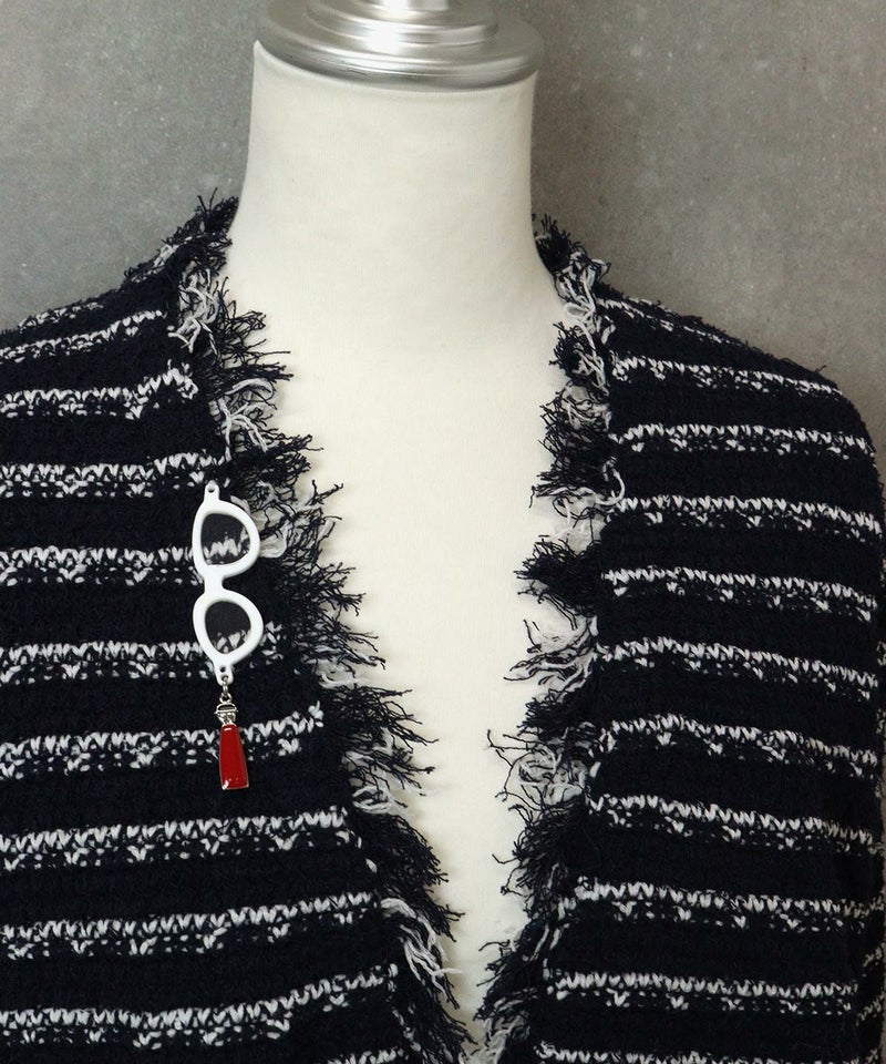 襟部分（ネイビー）