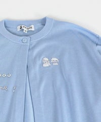 左胸元デザイン部分（ライトブルー）