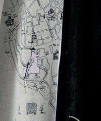 裏地の柄（ネイビー）