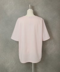 UV冷感フレア袖プルオーバー(ピンク)後ろ