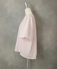 UV冷感フレア袖プルオーバー(ピンク)横