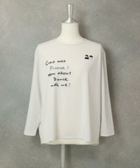 ビーズ刺繍冷感プルオーバー（ライトグレー）