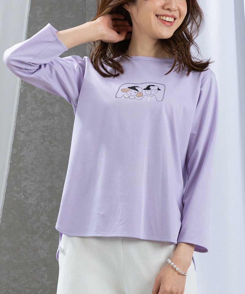 モデル着用（ライトパープル）