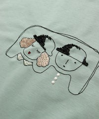 デザイン部分（ライトグリーン）