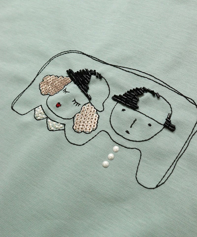 デザイン部分（ライトグリーン）