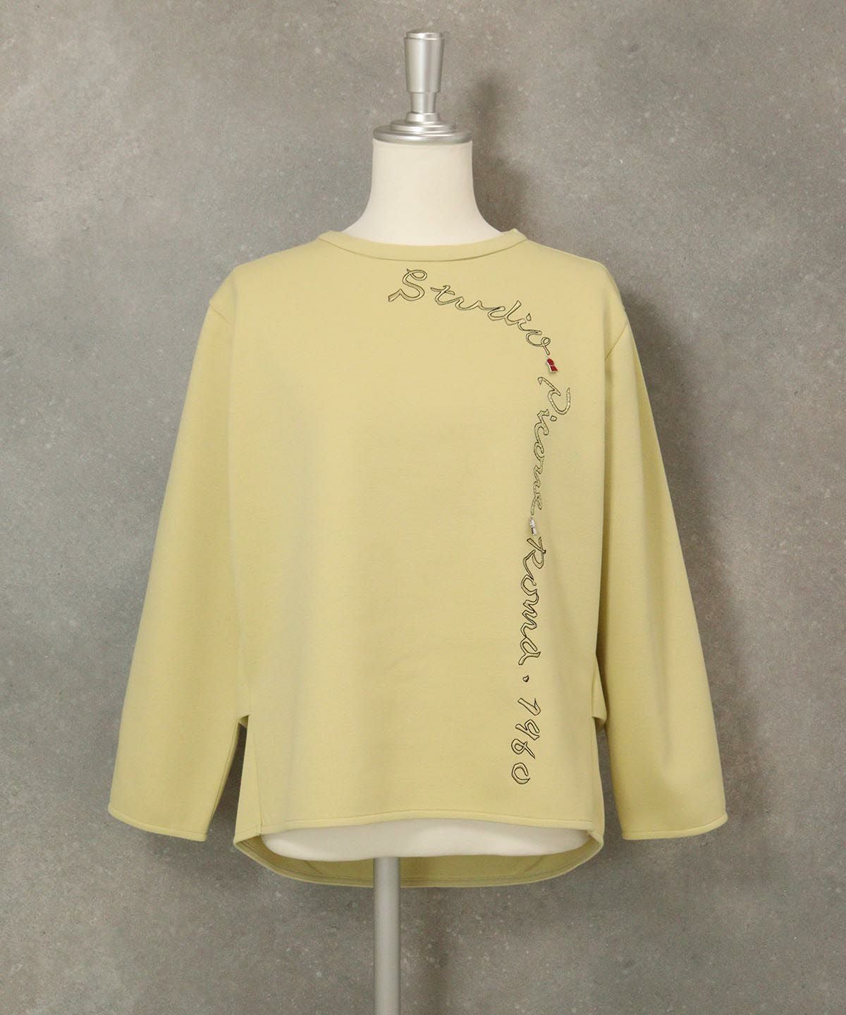 サイドタックプルオーバー（イエロー）