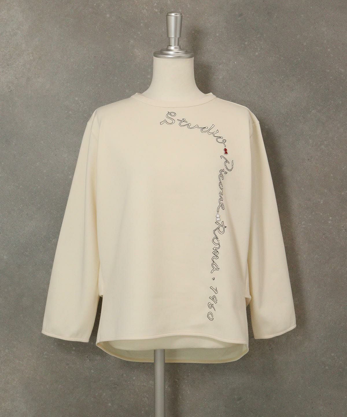 サイドタックプルオーバー（ホワイト）