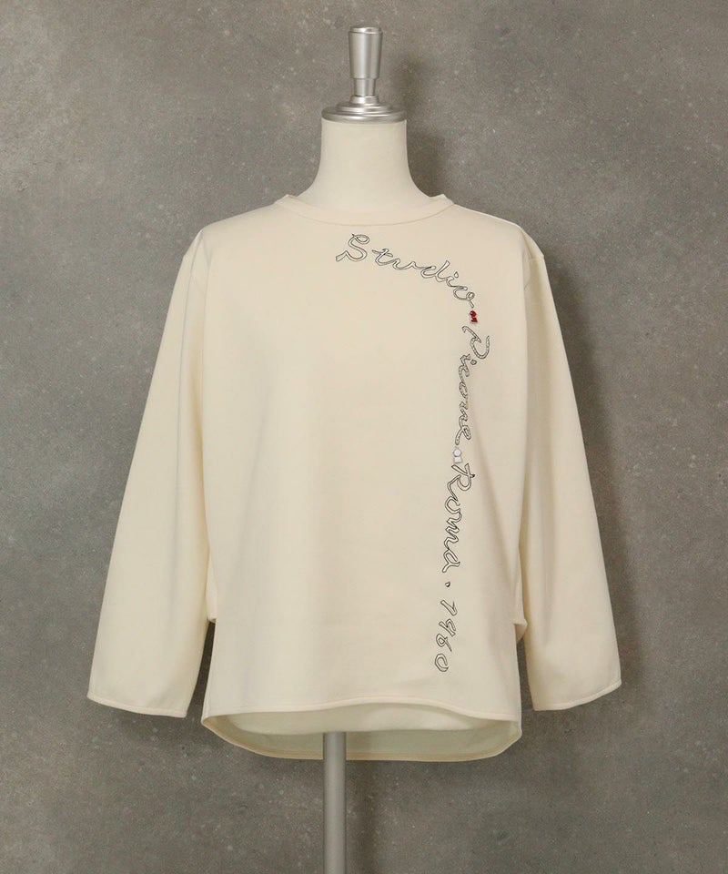 サイドタックプルオーバー（ホワイト）