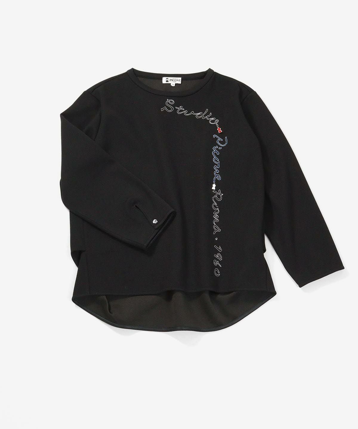 サイドタックプルオーバー（ブラック）