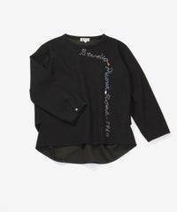 サイドタックプルオーバー（ブラック）