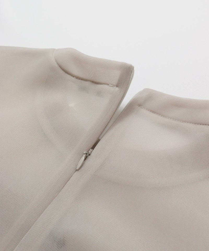 バックファスナー（ベージュ）