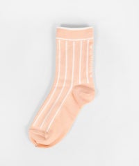 ストライプ柄ソックス（ピンク）