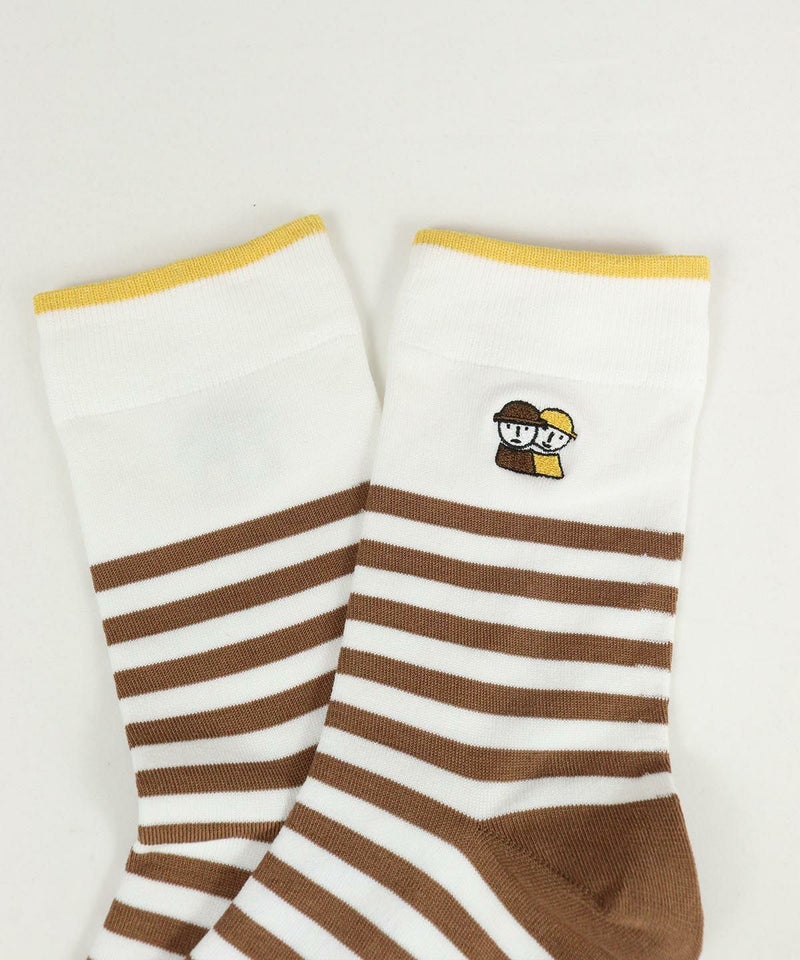 ボーダー柄（ブラウン）