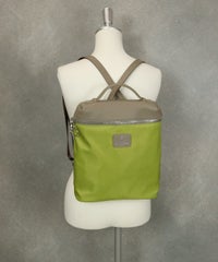 スクエアリュック（ライトグリーン）