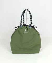 巾着バッグ（カーキ）