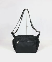 立体ポケットショルダーバッグ 後（ブラック）