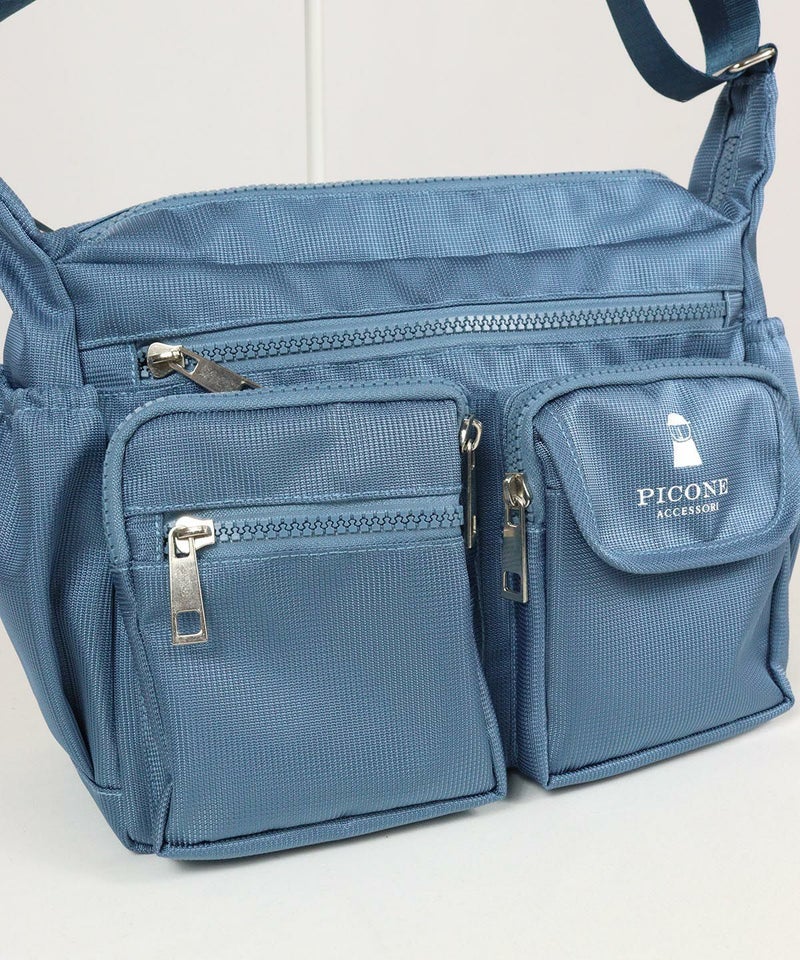 フロントポケット部分（ブルー）