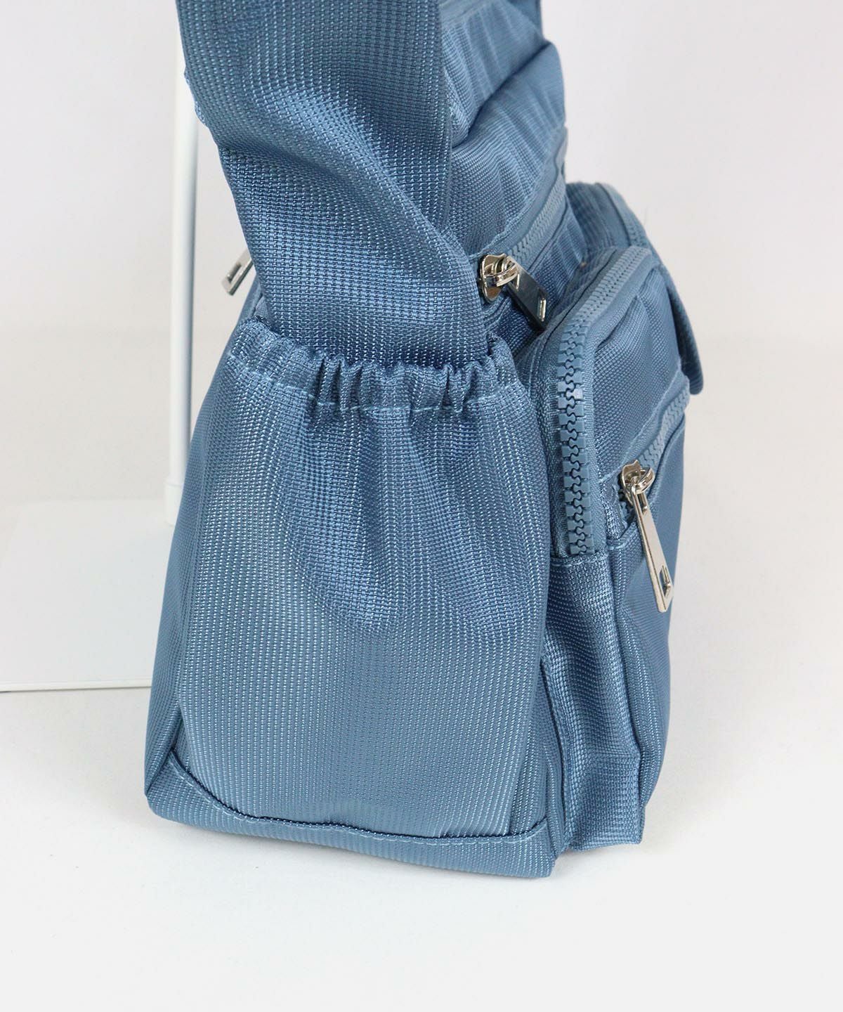 サイドポケット部分（ブルー）