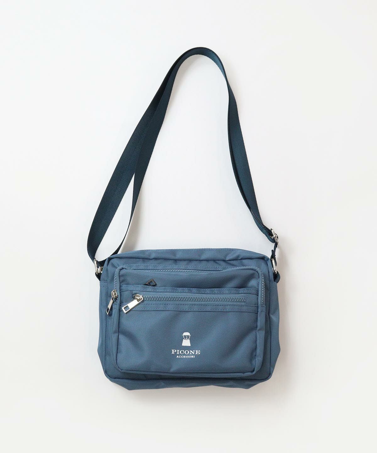 コンパクトショルダーバッグ（ブルー）