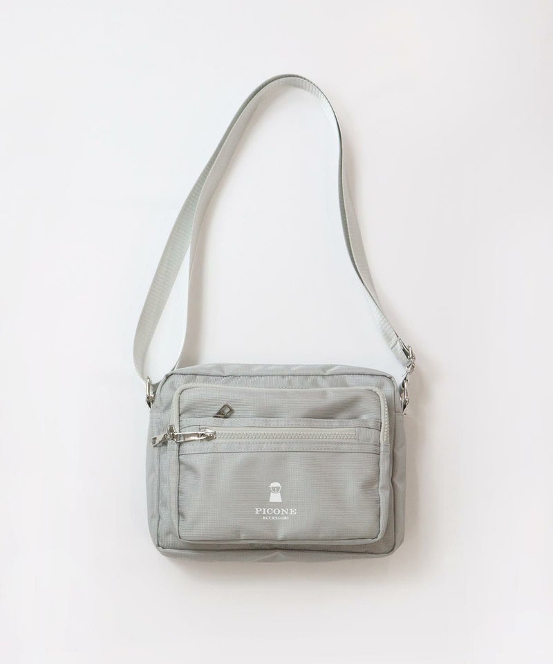 コンパクトショルダーバッグ（ライトグレー）