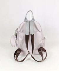 ミニポーチ付リュックストラップ側（ライトパープル）