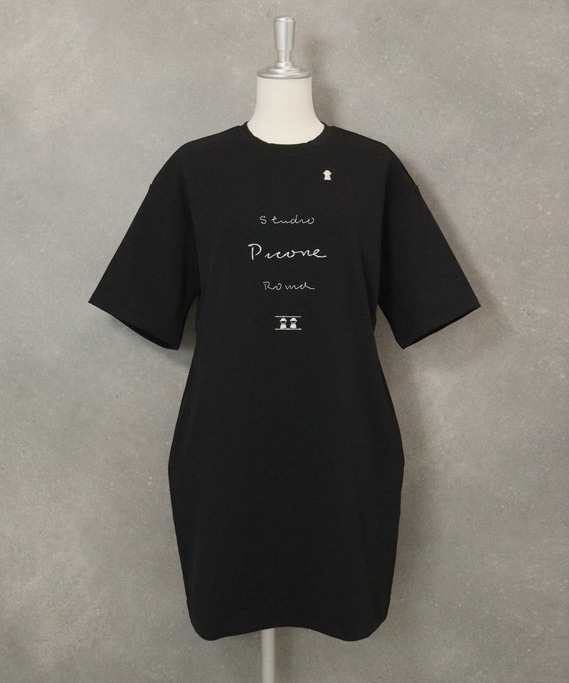 ワードロゴUVワンピース（ブラック）