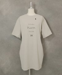 ワードロゴUVワンピース（ライトグレー）