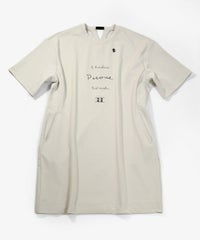 ワードロゴUVワンピース（ライトグレー）