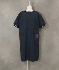 リブラインUV冷感ワンピース(ネイビー)