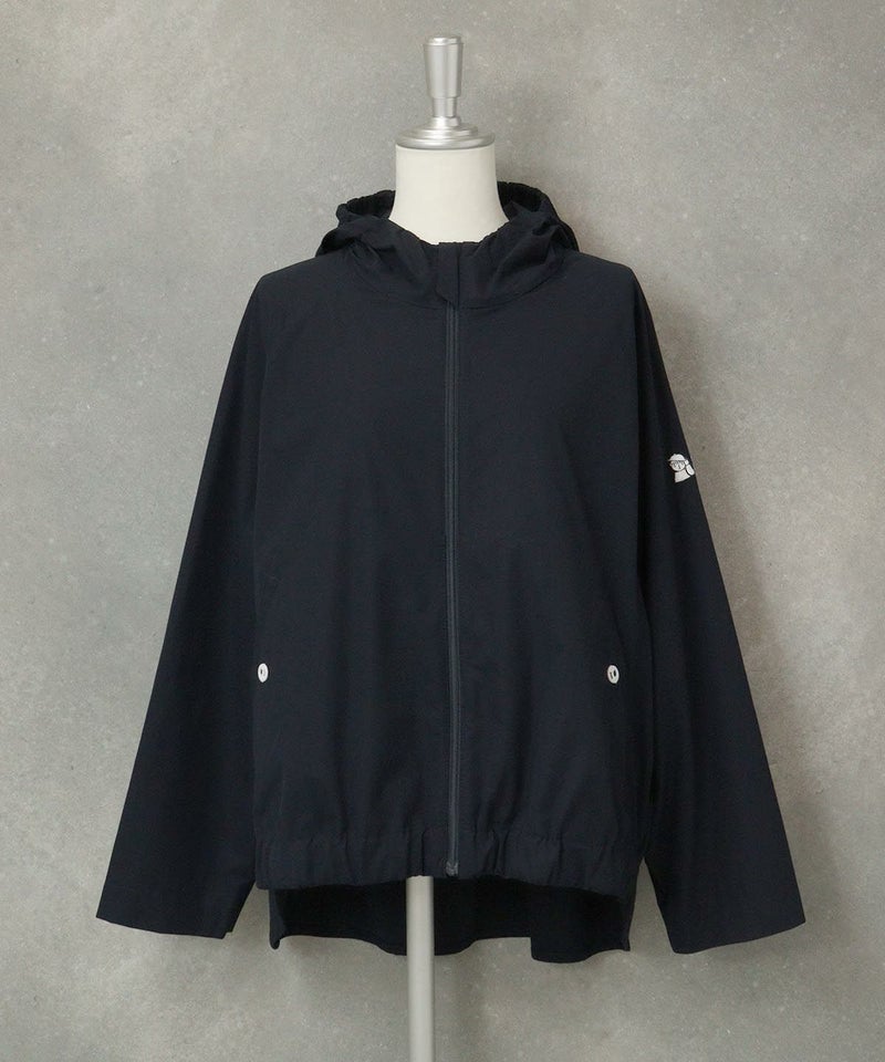 UV撥水バックギャザーブルゾン（ネイビー）