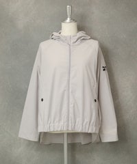 UV撥水バックギャザーブルゾン（ライトグレー）