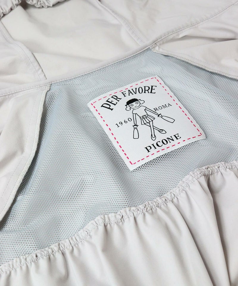 首元部分裏地（ライトグレー）