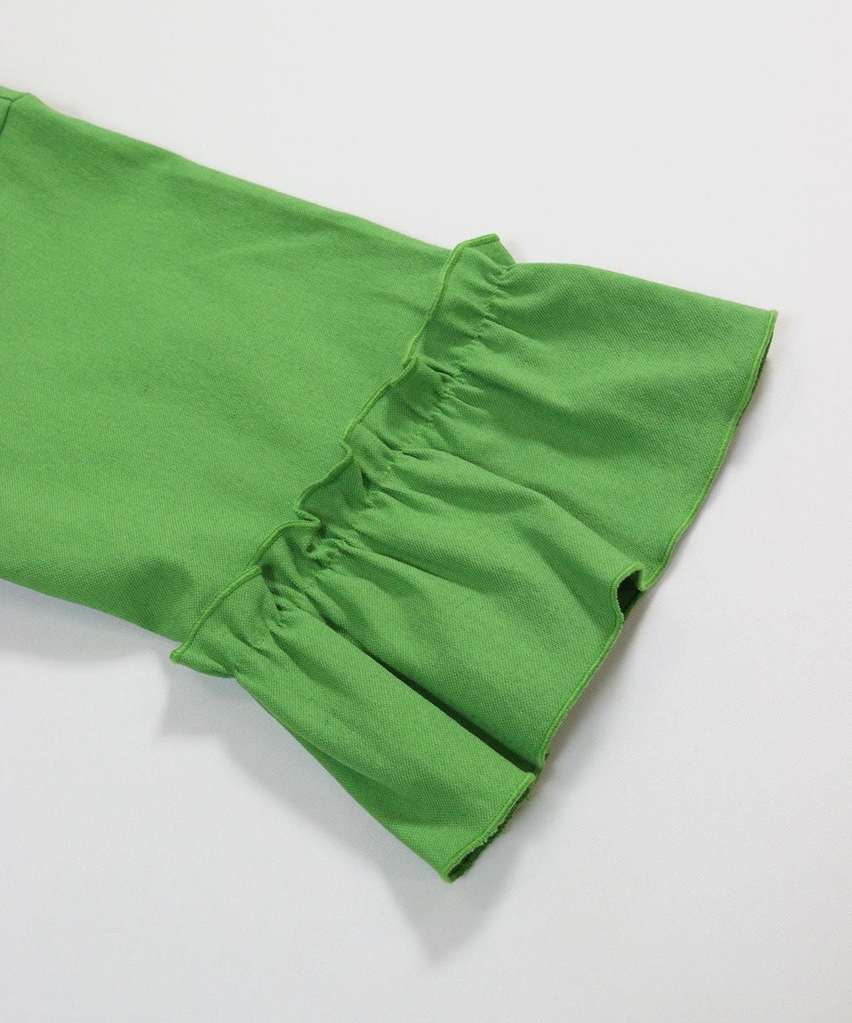袖口部分（グリーン）