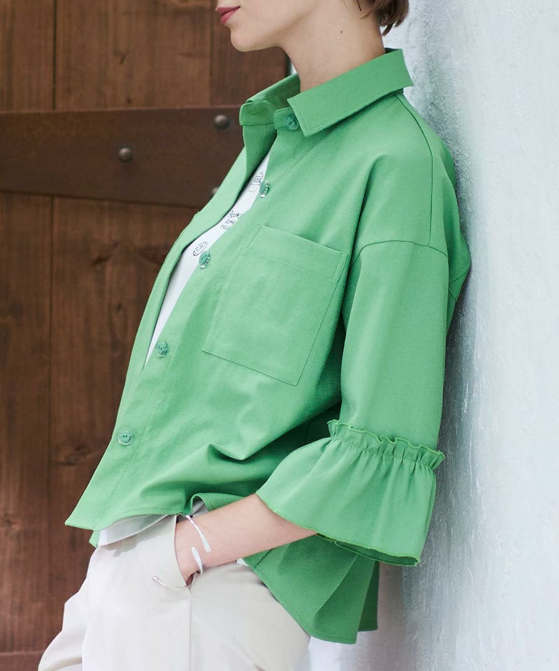 モデル着用画像（グリーン）